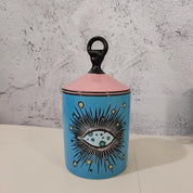 Celestial Eye Candle Jar with Hand Lid