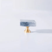 Elegant Marble & Brass Knobs